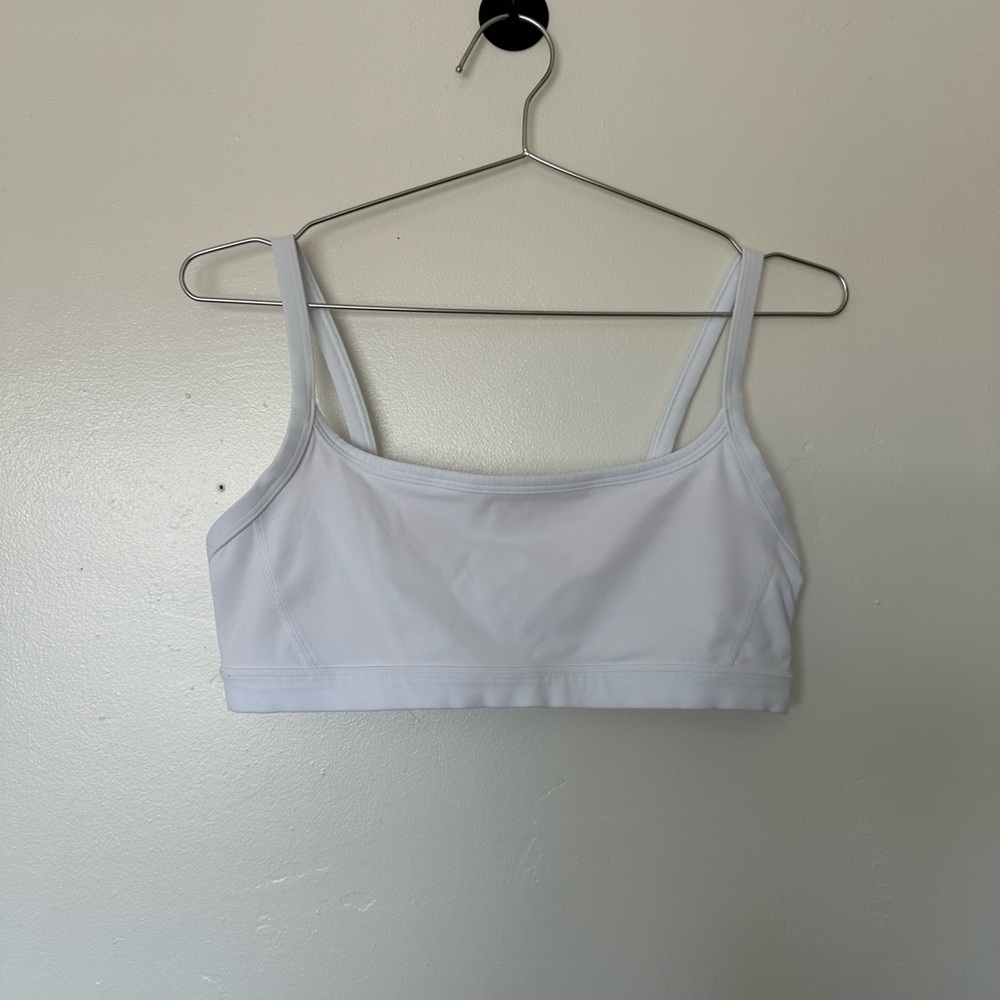 Athleta White Square Neck Bra D-DD | Size Medium - Picture 4 of 7